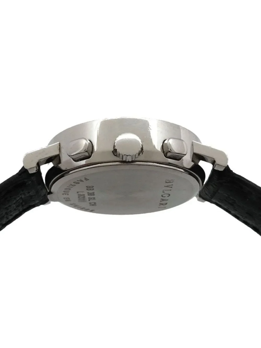 Bvlgari Chronograph Watch Date Black Automatic